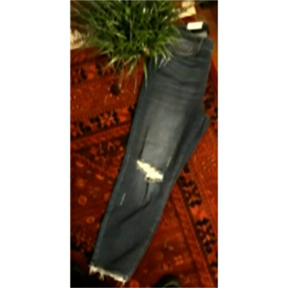 ♥️16W 18W 20W 22W♥️PL Cropped Knee Destroy Skinny - Picture 7 of 7